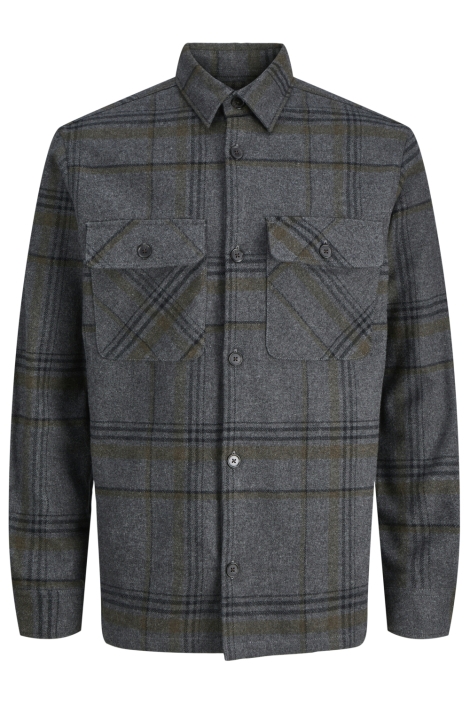 Jack & Jones jprrayle melange check l/s overshir